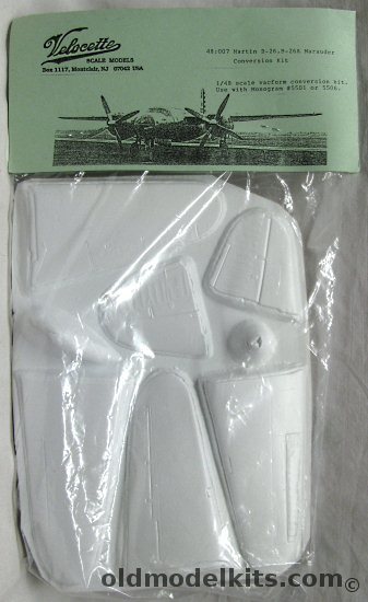Velocette 1/48 B-26 or B-26A Conversion (For Monogram Kit) - Bagged, 48-007 plastic model kit